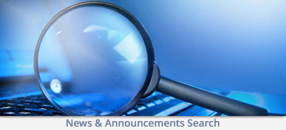 News and Announcement Search